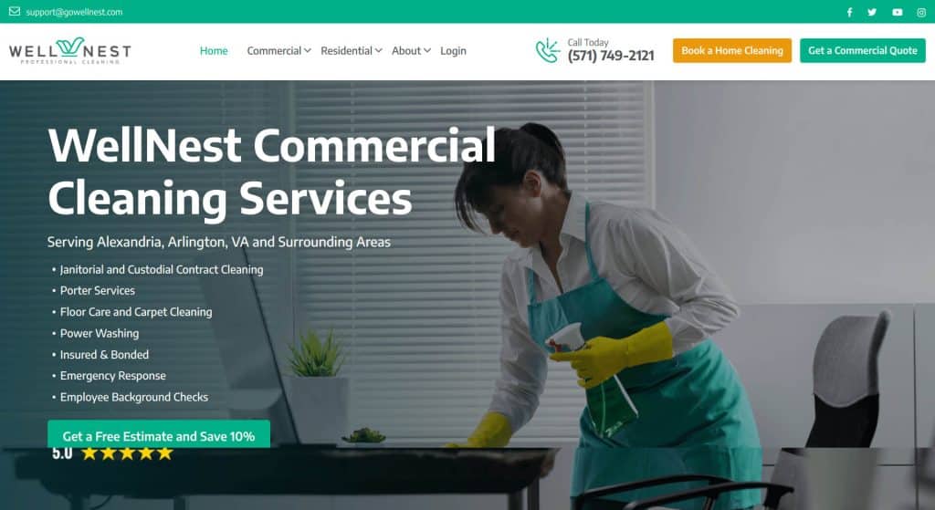 WellNest Commercial Cleaning Services