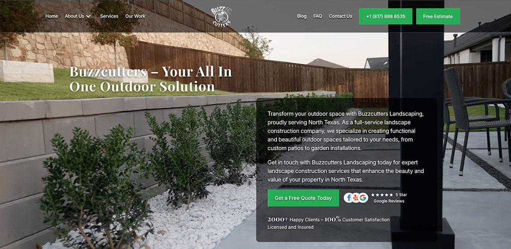 Expert Landscaping Services in Colleyville TX Landscaping Services Buzzcutters