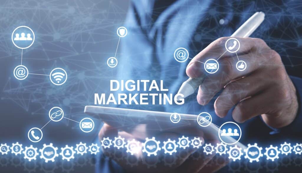 Digital marketing team managing SEO campaigns for Wilmington businesses