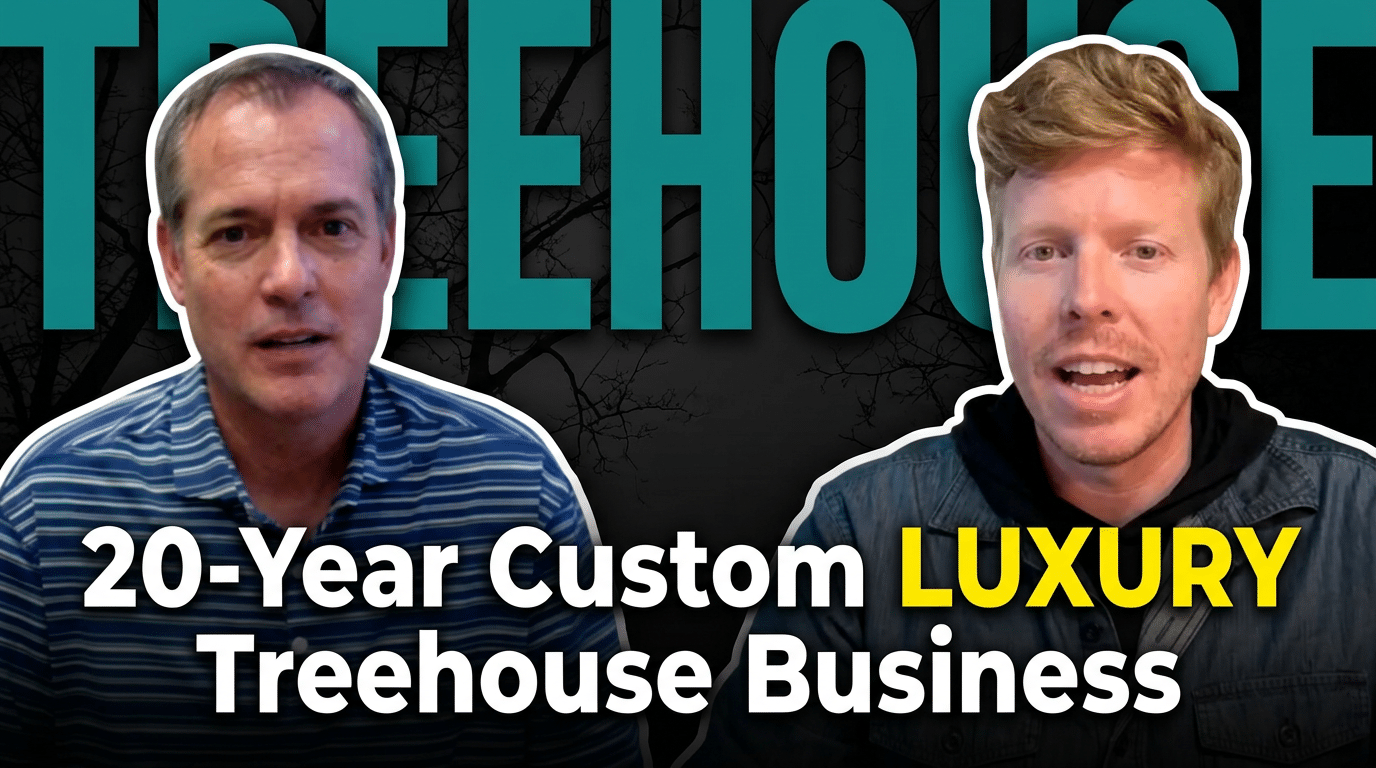 Podcast: How Dustin Feider Built O2 Treehouse Into a 20-Year Custom Luxury Treehouse Business