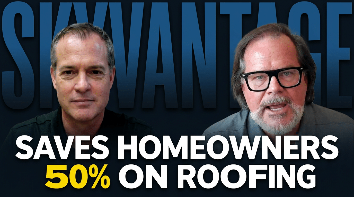 Podcast: How Mike Harvey and SkyVantage Are Saving Homeowners Up to 50% on Roofing Costs