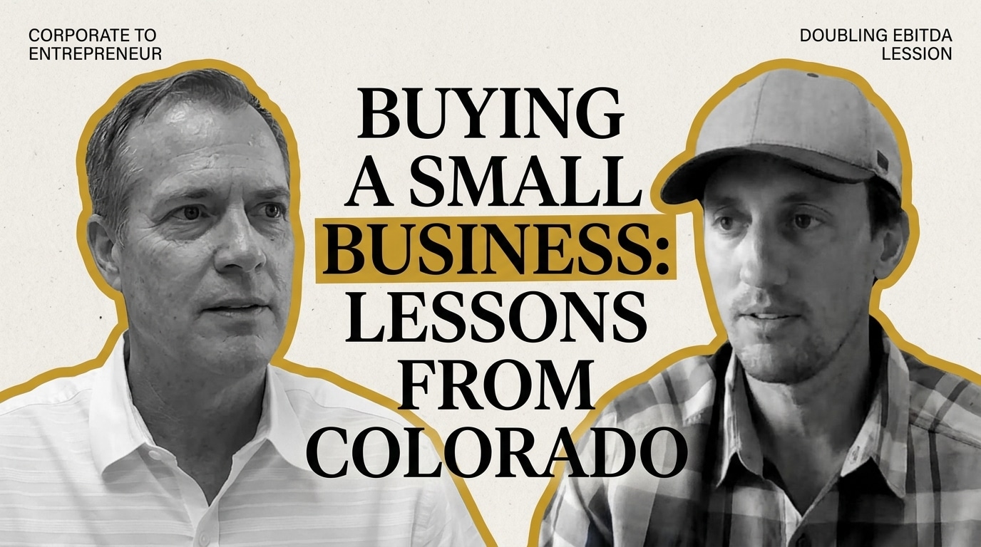 Buying a Small Business: Lessons From Colorado